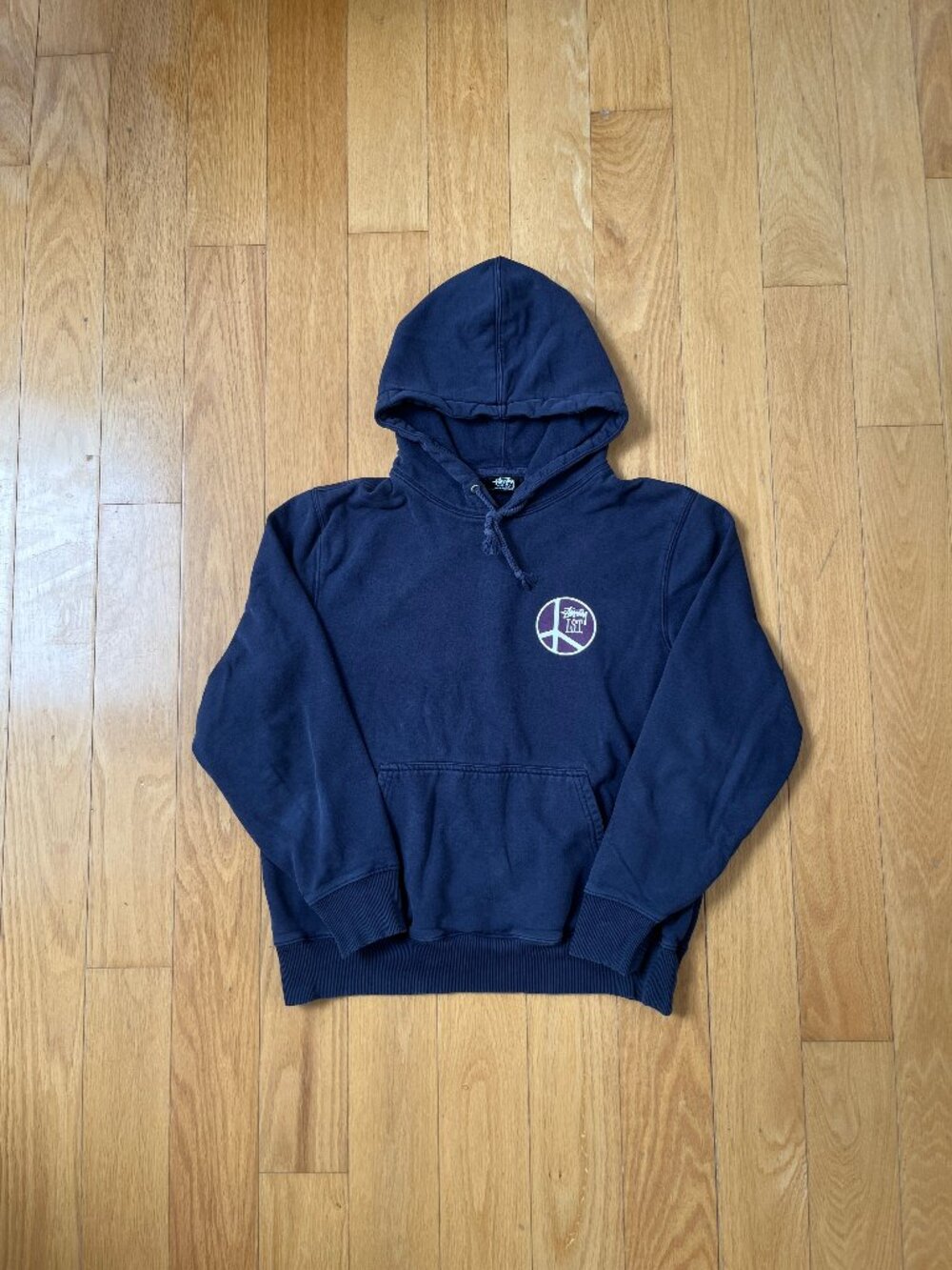 Stussy Peace Dot Hoodie S